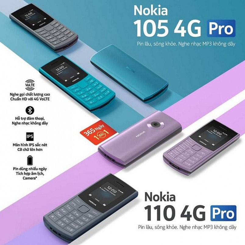 Điện thoại Nokia 110 4G PRO - Điện Thoại Di Động MINH ĐỨC